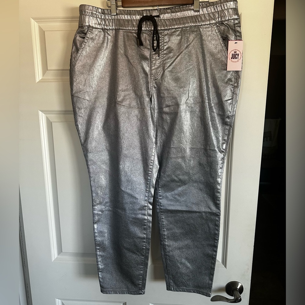 Juicy Couture Silver Women’s Plus Sized Pants. Christmas and New Year’s